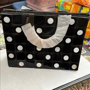 Chic Black and White Mini Bag